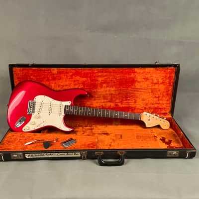 Vintage 1966 Fender Strat – Rare Candy Apple Red – All Original, Excellent+ image 1