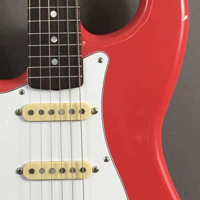LEFTY! Wildwood Vintage ST66 Swamp Ash Boutique Custom Relic Fiesta Red Nitro Gibson 24.75” Scale Strat 7.2 Lb HSC image 5