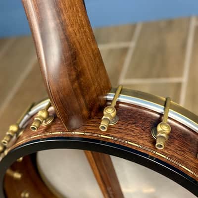 Custom Rickard Dobson 11" Banjo Walnut with North Star Tailpiece image 18