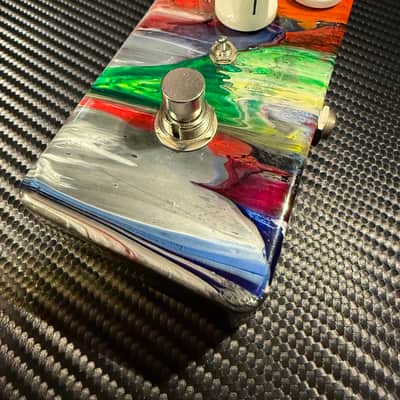 Landgraff Dynamic Overdrive Pedal 1999 - 2015 Signed by Roselyn Landgraff, hand painted Swirl image 3