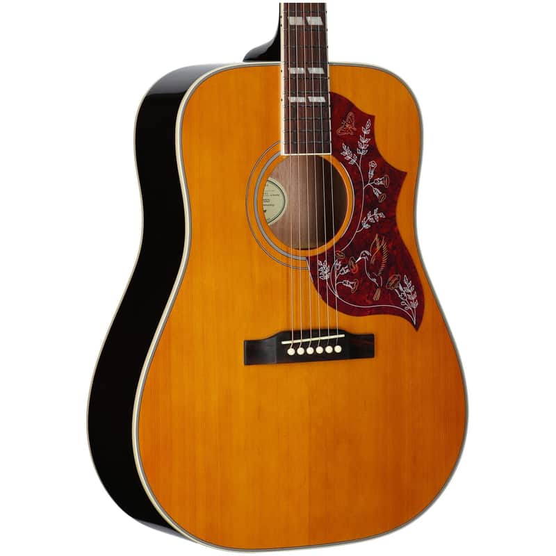 Epiphone Hummingbird Studio, Antique Natural, with Gig Bag image 1