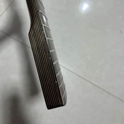 5 String Jazz Bass Style Zebra Wood Neckm 20 Frets Fingerboard image 2