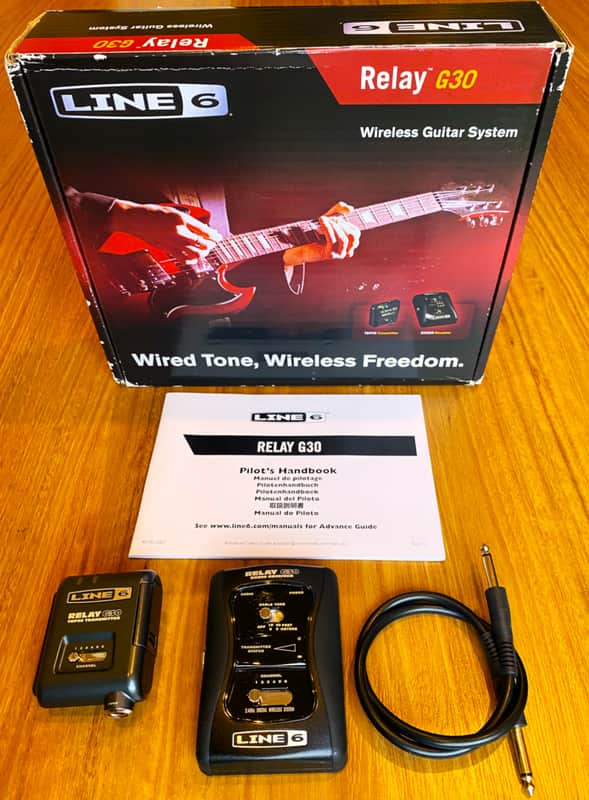 Line 6 Relay G30 Wireless Guitar System TBP06 RXS06 2.4GHz 6 Channel 30 m! image 1