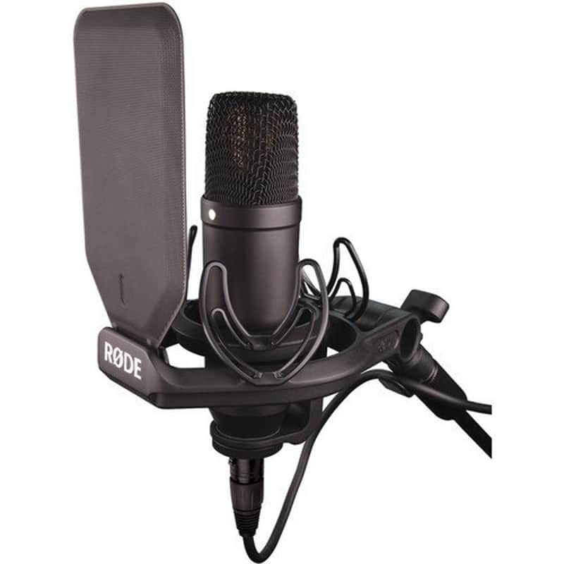 RODE NT1 Condenser Microphone with SMR Shockmount Kit image 1