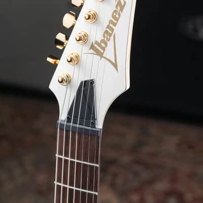 Ibanez K7YANG Brian "Head" Welch Signature 7-String Electric Guitar - Matte White with Gig Bag image 6
