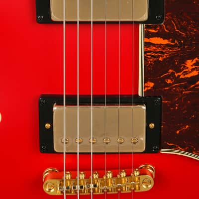 Ibanez Artcore Expressionist AMH90 Cherry Red Flat Semi Hollow Super 58 HH image 5
