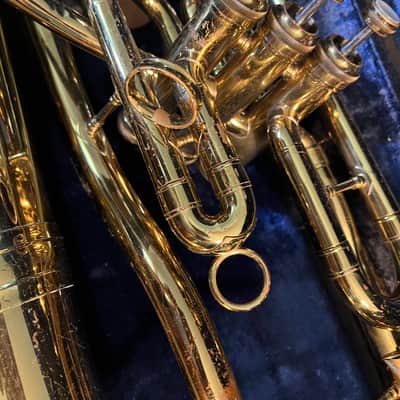 King 3/4 Tuba w/ Recording Bell - rare 1145W 1978 - Yellow Brass image 13