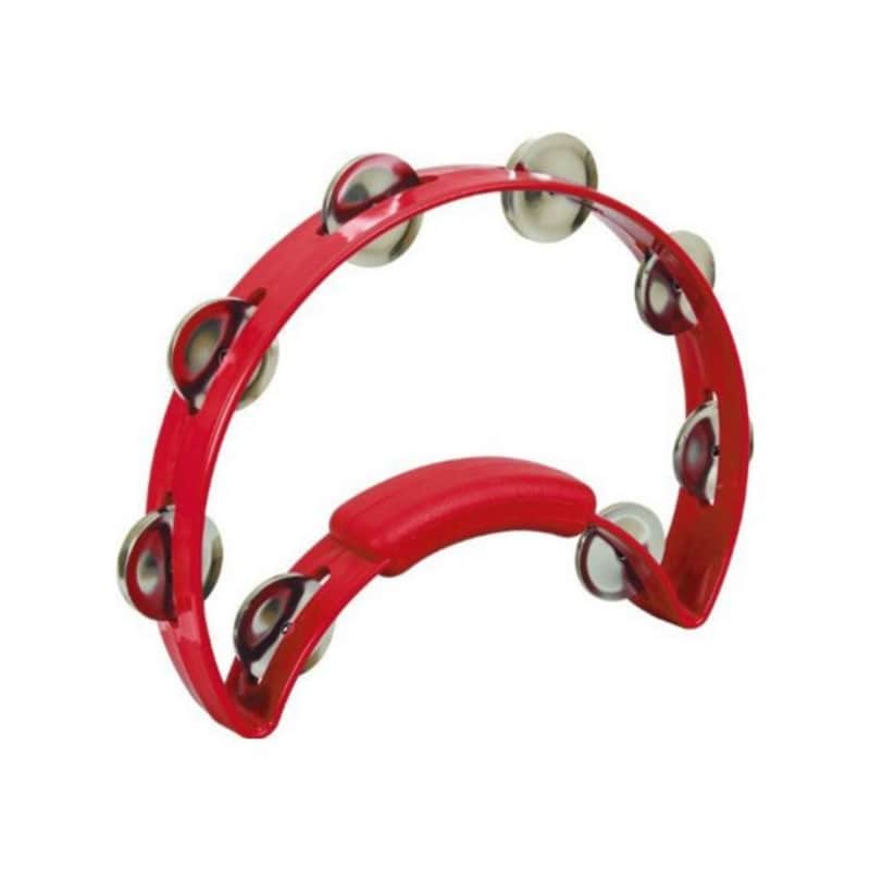 Rythm Tech RT 1230 Nickel Jingles Solo Tambourine- Red image 1
