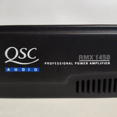 QSC RMX1450 1400-Watt Power Amplifier 2000s - Black image 1