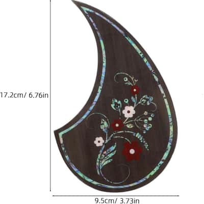 Universal Acoustic Guitar Pickguard – Teardrop Self-Adhesive PVC Pickguard for 39–41" Guitars image 3