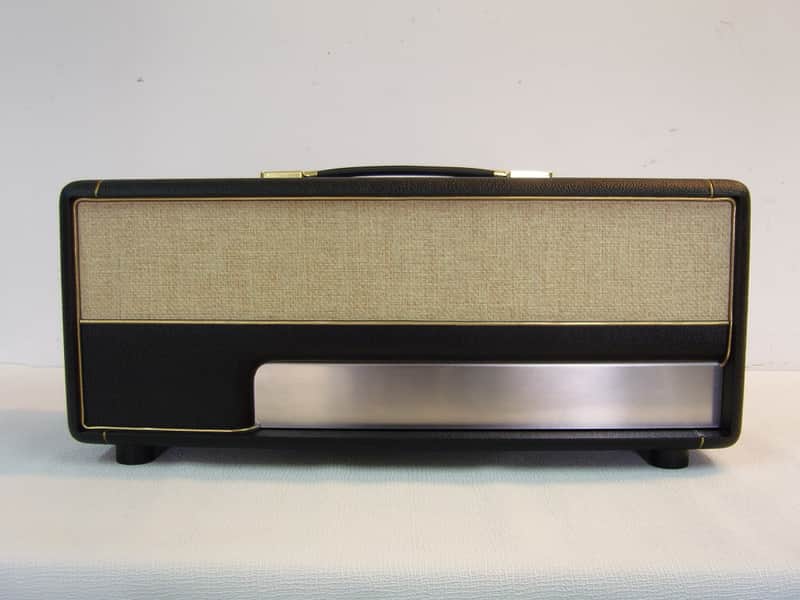 Marshall Plexi / Bluesbreaker / JTM / 18W style Custom Headshell Gehäuse / Black Amp Shell image 1