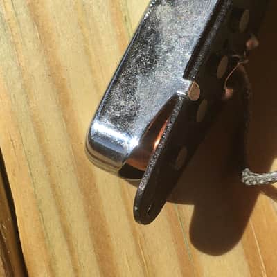 1970s Vintage Fender Fullerton Tele Neck Pickup USA Made Black Bobbin Telecaster image 10