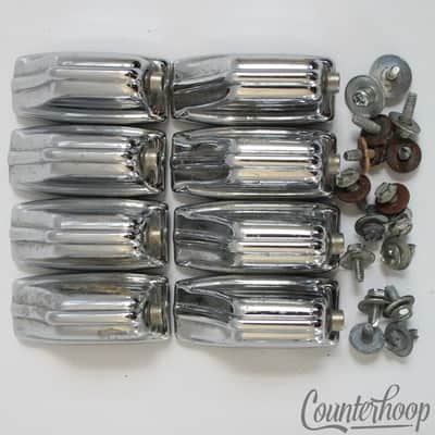 *Rogers 8x Beavertail Tom/Snare Drum Lugs Chrome Fullerton Vintage 70s XP8 Big R image 1