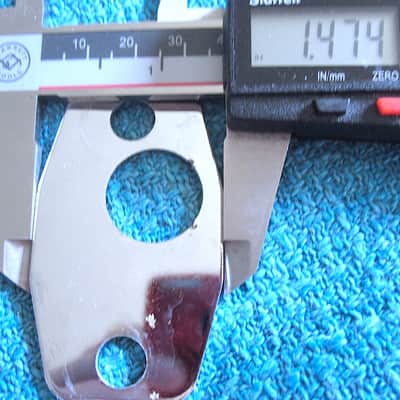 Ludwig Bass Drum Leg Spur Mounting Bracket Backing Plate - Vintage image 3