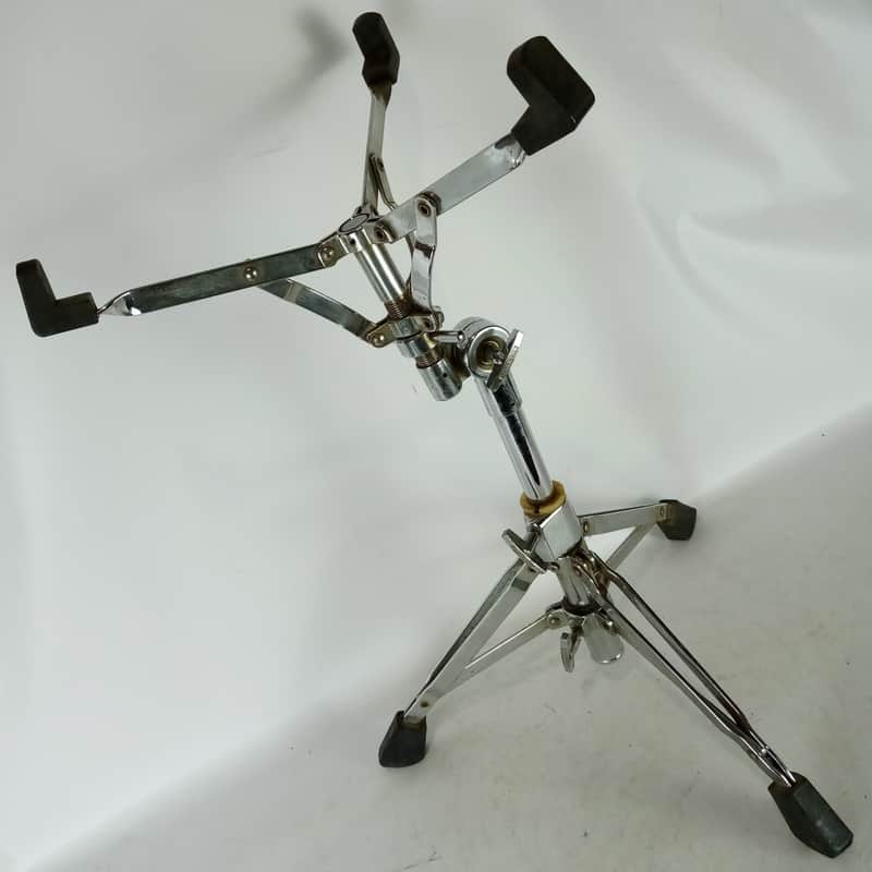 Ludwig Modular II Snare Drum Stand L2941 Chrome Vintage 80s Double-Braced Tripod image 1