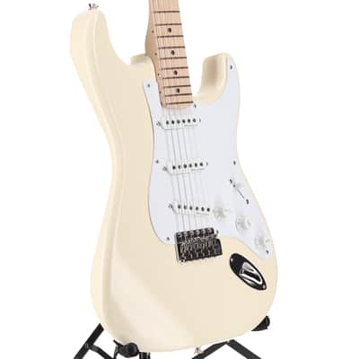 Fender Certified Pre-Owned Eric Clapton Stratocaster, Maple Fingerboard, Olympic White (R12) (00853) image 3