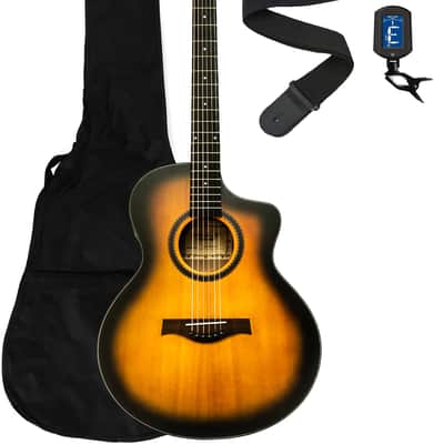 Morris PA-60 SB Sunburst - Acoustic Electric Guitar - Made In