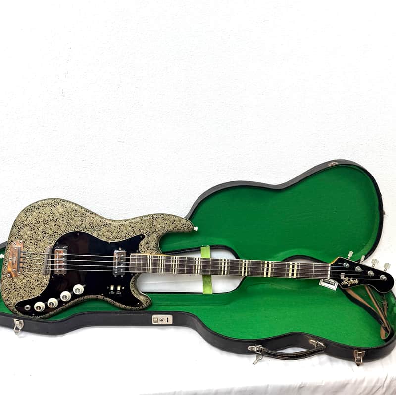 Hofner 185 Artist Bass 1960's - Gold Brokat image 1