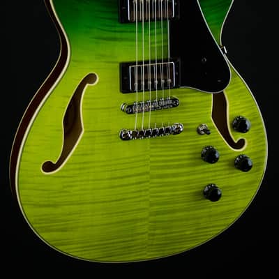 Ibanez AM73FM Green Valley Graduation Artcore Electric Guitar, AS73FMGVG image 3