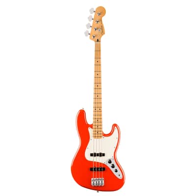 Fender Player II Jazz Bass - Maple Fingerboard, Coral Red image 2