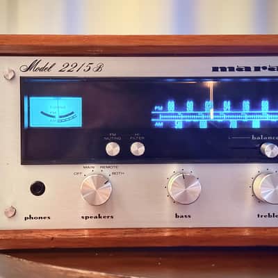 🎶✨ Marantz 2215B Vintage Stereo Receiver w/ Original Wood Case — Warm White LED, Cleaned/DeoxIT, Tested & Working image 6