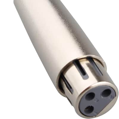 2PCS XLR to Female 6.35mm Jack Lead Plug Mono Cable Coupler Adapter 1/4Inch Male TRS Adapter Plug Gender Changer - XLR-F to 3 Pin XLR Female Stereo Audio Microphone Converter Connector image 3