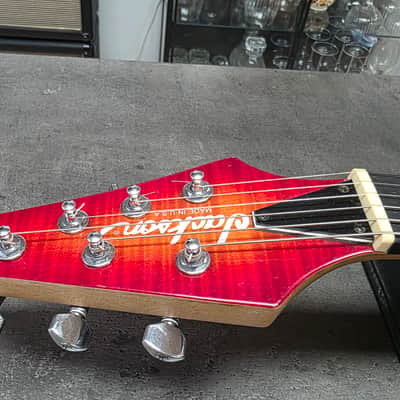 Jackson AT1T USA Archtop 1997 Mahogany Body AAAAA Flame Top American Figured Pro American Kent Armstrong HH Strat Guitar Pre-Fender AT1 Sunburst image 4