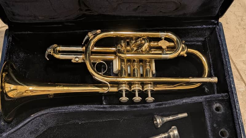 Holton 508220 1960s 1970s - Gold/Brass Cornet image 1