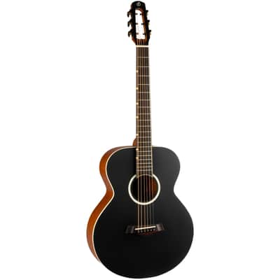 Flight PIXI BK Solid Spruce Top Mahogany Neck 6-String Acoustic Travel Guitar w/Gig Bag image 4