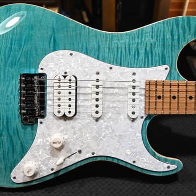 Suhr Standard Plus Roasted Maple - Bahama Blue #0471 image 1