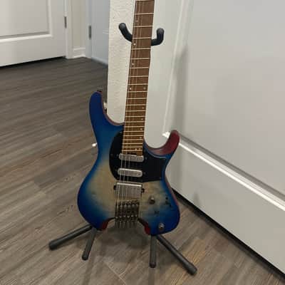 Ibanez QX54QM-BSM Quest Standard 2021 - Present - Blue Sphere Burst Matte image 1