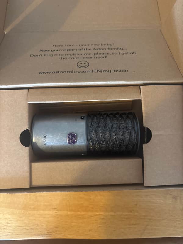 Aston Origin Large Diaphragm Cardioid Condenser Microphone 2010s - Metal image 1