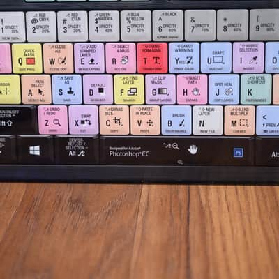 Logickeyboard Adobe Photoshop CC ASTRA2 Backlit Keyboard – Windows US English Bild 4