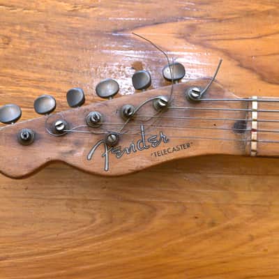 Left handed Lefty LH Fender Telecaster 1951 Butterscotch-The First One EVER Made WATCH THE VIDEO image 8