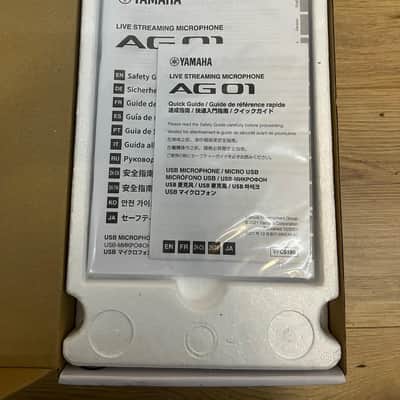 Yamaha AG01 Streaming Loopback Audio USB Microphone 2022 - Present - White image 5