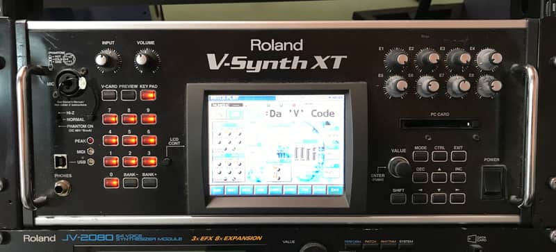 Roland V-synth XT 2011 - Black with steel side edges image 1