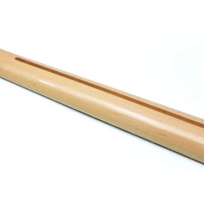 24" Short Scale Guitar Neck – 24 Fret Maple with Rosewood Fretboard & Block Inlays, Bolt-On image 6