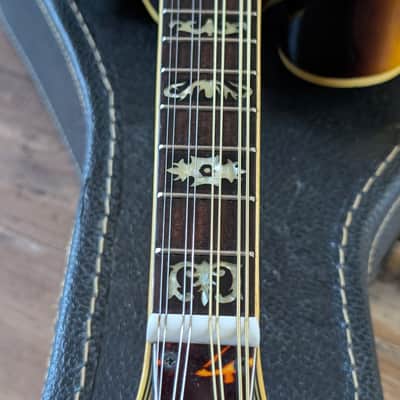 Hondo HM-5 F-Style Mandolin Vintage 1970s Sunburst MIJ W/OSSC Great Condition! image 12