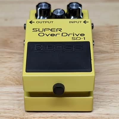 Boss SD-1 Super OverDrive (Silver Label) 1997 - Present - Yellow image 4