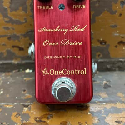 One Control Strawberry Red Overdrive | Reverb