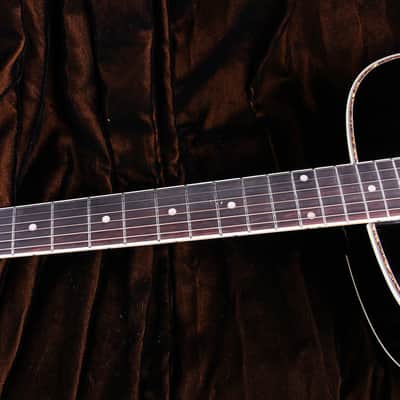 Barcelona Hancrafted Acoustic Guitar- Black Finish with Case image 5