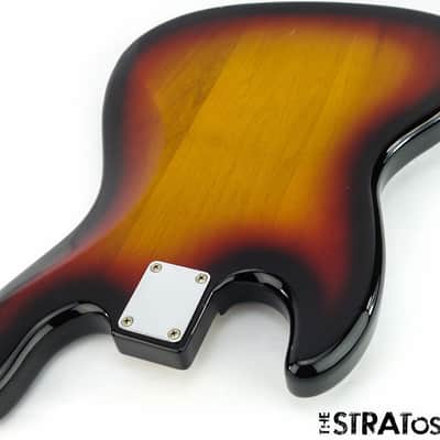 LOADED Vintage 62 RI Fender Jazz Bass BODY 1962 J Bass Guitar 3 Color Sunburst image 4