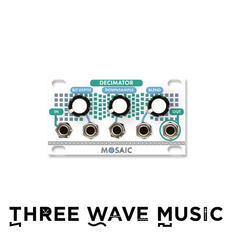 Mosaic 1U Decimator (White) [Three Wave Music] image 1