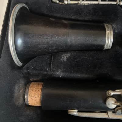 Normandy 4 Wood Clarinet With Case No Mouth Piece or Barrel Joint image 3