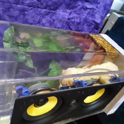 HEMPOPOTAMUS FISH TANK SPEAKER KEVLAR WOOFERS WITH RUBBER SURROUND WITH GRAVEL PUMP AND BUBBLER 1 image 1