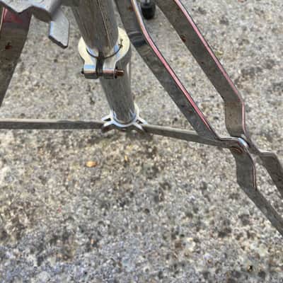 DW DWCP9700 9000 Series Heavy Duty Double-braced Straight/Boom Cymbal Stand 2010s - Chrome image 9