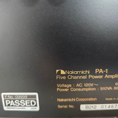 Nakamichi PA-1 Power Amplifier 100W x 5 image 7