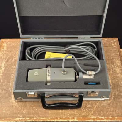 Sony C-38B Condenser Microphone. Original Case. Mint. C38b C38 C-38. US Seller! image 2