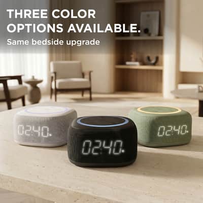 Gemini BRS-180 Bluetooth Home Speaker – Night Light, 15 Sleep Sounds, LED Alarm Clock & Voice-Assistant Button image 5