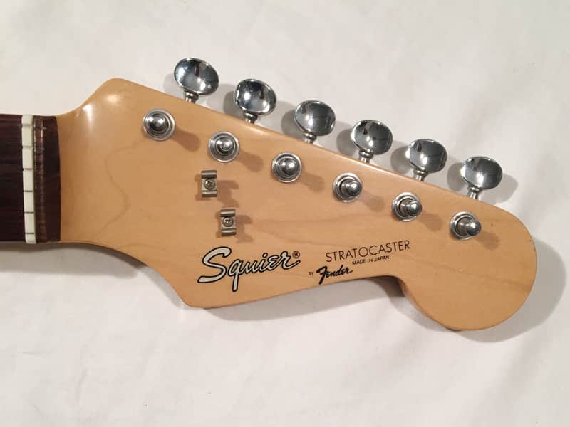 1984 Fender Japan Vintage Squier 62 Reissue Stratocaster Neck Rolled Edges image 1